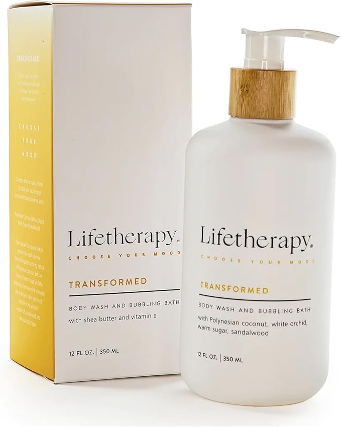 Lifetherapy Body Wash and Bubbling Bath | Sulfate Free Body Wash, Bubble Bath and Liquid Hand Soap (Transformed) - Image 2